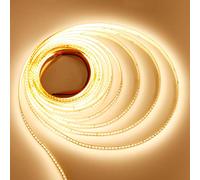 JOYLIT 24V Tira LED de Interior 5M Alta Eficacia 224LEDs/M 3000K Blanco Cálido 15000LM Alta Luminosidad CRI 92+, CE Prima SMD 2835 120W Regulable Tiras Luces LED para Comercio, Hogar, Industria