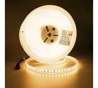 JOYLIT 24V Tira LED Exterior Impermeable IP67, CE Luces LED 5 Metros 3000K Blanco Cálido 8200LM Superbrillante CRI 92+ 120LEDs/M SMD 2835 Regulable Regleta LED 90W para Comercial, Doméstico