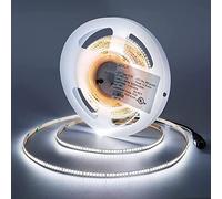 JOYLIT 4mm Estrecho 24V Tiras LED Blanco Friol 6200K, 5M CRI 90+ UL CE Listado 60W Brillo Alto 5500LM Alta Densidad 1750 LEDs SMD2216 IP20 No Impermeable Luces LED para hogar, armario, tienda