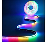 JOYLIT Tiras LED COB 24V 10M RGB+CCT WS2811 Efectos Dinámicos Sin Puntos