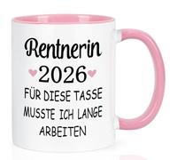 Joymaking Regalos de jubilación para mujer, jubilados 2026, taza de café divertida, regalo de despedida para jubilación, regalo para mujeres, novia, colega, madre, profesora, taza de pensión, 320 ml