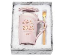 Joymaking Taza de café Abitur 2025 - Regalo para Taza de Graduación, Fin de Examen y Examen Final, 400 ml, Rosa
