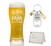 Joymaking Vaso de cerveza con grabado, regalos para el día del padre para papá, vasos de cerveza personalizados, regalos para papá, regalo de cumpleaños para papá, mejor papá, día del padre,