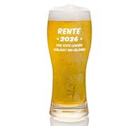 Joymaking Vaso de cerveza para jubilación 2026 - Regalo de jubilación para jubilados, regalo de despedida para colegas, pensión para hombre y mujer - 15 oz