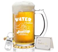 Joymaking Vaso de Cerveza para Papá, Regalo del Día del Padre para Papá, Regalo de Padre e Hija, Regalos del Día del Padre de los Hijos, Regalo de Cumpleaños para Papá, Taza de Cerveza, Los Mejores