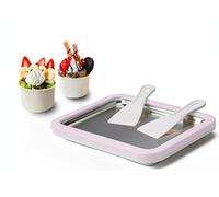 JoyMech Plancha para Hacer Helados, Plancha de Hacer Helados, Plancha para Hacer Ice Cream Rolls, Incluye 2 espátulas, Ideal para Preparar Helado Enrollado Casero y Yogur Helado (Violeta)