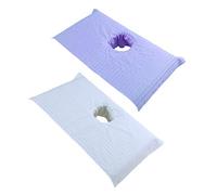 joyMerit 2x Calidad Algodón Masaje De Belleza SPA Tratamiento Sábanas Sábanas Con Agujero