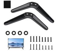 Joynine Soporte universal de TV para TCL Standfuss con juego de tornillos y almohadillas antideslizantes, soporte de alta calidad ABS para TV de 20 a 65 pulgadas, distancia entre orificios de 17-20 mm
