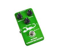 Joyo JF-10 - Pedal de efecto compresión para guitarra (batería zinc carbono), color verde