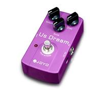 JOYO Pedal de distorsión de alta ganancia que simula el amplificador de tubo impulsado para efecto de guitarra eléctrica, True Bypass (US Dream JF-34)