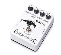JOYO Pedal de efecto Flanger logra sonidos de Flanger metálicos y vibrato trémulo rápido para efecto de guitarra eléctrica - True Bypass (JF-07)
