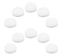 JOYOFREELY 10 Piezas Almohadillas Circulares de Espuma White, Esponjas de Repuesto Fáciles de Cambiar para Actividades Artísticas y Manualidades