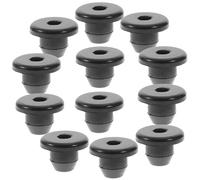 JOYOFREELY 20 Tapones de Goma Negros para Llenado de Aceite de Gato Hidráulico, Buen Sellado y Prevención de Fugas para Equipos de Suelo y Gato Nivelador