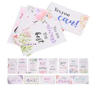 JOYOFREELY 30 Unidades Tarjetas Motivacionales para Oficina y Mochilas Frases Inspiradoras en Papel Recubierto para Empleados y Compañeros Que Buscan Positividad y Aliento Diario