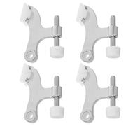 JOYOFREELY 4 Piezas Tope K de Zinc Puerta de Ajustable de Aleación Estructura Es Tipo Triple Brazo, Minimiza Desgaste y Adecuado para Entornos Comerciales y Hospitales