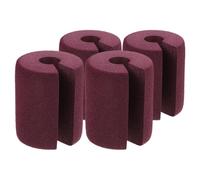 JOYOFREELY 4 Topes de Puerta de Nbr Marrón Bebés, Protector contra Pellizcos, Seguridad para Puertas y Ventanas en Uso Diario y Escuelas