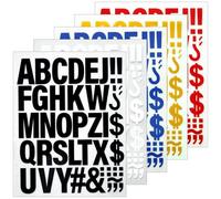 JOYOFREELY 5 Piezas Parches Termoadhesivos de Letras del Alfabeto para Planchar en Ropa Material de Flocado y Función Amigable Piel para Decoración DIY y Reparación de Prendas