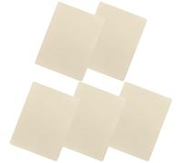 JOYOFREELY 5 Piezas Piel de Silicona Beige para Practicar Tatuajes Doble Cara, Gruesa y Fácil de Usar, Adecuado para Principiantes y Artistas del Tatuaje
