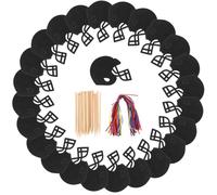 JOYOFREELY 50 Hojas de Manualidades con Forma, Papel Rasca y Arcoíris | Lápiz de Madera y Cintas, Reutilizable y Apto para Principiantes, para Proyectos Escolares y Fiestas