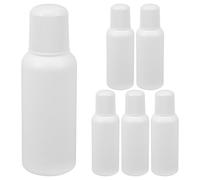 JOYOFREELY 6 Botellas Aplicadoras de Esponja para Cabello de 100 Ml, Botellas de Plástico Reutilizables, Ligeras y Prácticas, Ideales para Viajar y Uso Cosmético