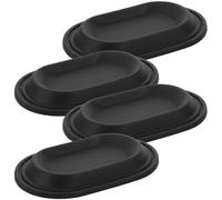 JOYOFREELY Accesorio Esencial de Patas Inferiores de Plástico 4 Piezas para Equipaje Negro, Soporte Estable y Fácil Instalación para Bolsas y Maletas de