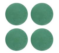 JOYOFREELY Bloques de Espuma Floral Verde Redonda 9 Cm 4 Piezas, Barro Floral Húmedo y Seco para Arreglos, Decoración de Bodas y Manualidades, Soporte para Flores Artificiales y Naturales