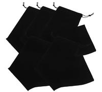 JOYOFREELY Bolsa de Almacenamiento Tamaño Portátil de Terciopelo Negro y Fácil de Transportar Paquete de 5 Unidades para Rizador y Plancha de Pelo Adecuado para Viajes
