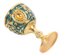 JOYOFREELY Cáliz Ceremonial Vintage de Aleación de Zinc, Diseño Onesip Resistente y Elegante para Halloween y Uso Ceremonial, Copa Decorativa y Sofisticada