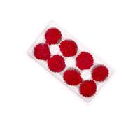 JOYOFREELY Clavel Eterno Rojo de 4-5cm 8 Flores Secas, sin Decoloración y Seguro para Obsequio del Día Madre o Decoración Romántica