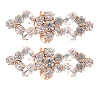 JOYOFREELY Clips para Zapatos de Mujer Adornos de Aleación y Brillantes de Imitación, Elegantes y Encantadores para Decoración en Compromiso y Día de San Valentín