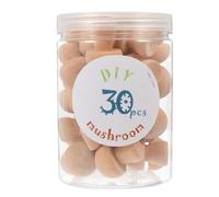 JOYOFREELY de Figuras de Hongos de Madera Decoraciones de Madera Forma de Seta para Pintar 30 Piezas Material Adecuado para Manualidades en Casa y Clase
