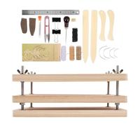 JOYOFREELY Kit de Encuadernación de Prensa de Madera y Metal, Herramienta Versátil y Portátil para Restauración de Antiguos y Manualidades