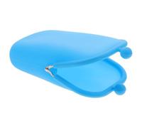 JOYOFREELY Monedero de Silicona para Mujer Azul, Mini Billetera Multifuncional y Fácil de Llevar, Adecuado para Guardar Monedas y Dinero en Viajes o Compras