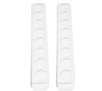JOYOFREELY Organizador Acrílico Material Acrílico Transparente de 8 Ranuras para Refrigerador, Soporte para Botellas de Péptidos y Diabéticos Uso Versátil en Nevera o Tocador