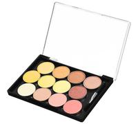 JOYOFREELY Paleta Magnética de Maquillaje Vacía Negra Portátil y Ligera con Pincel para Estaciones de Maquillaje Pequeñas y Viajes de Negocios