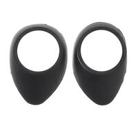 JOYOFREELY Protector Ocular de Goma Negro para Telescopio y Prismáticos, Tapa Protectora para Lentes Oculares, 2 Piezas para Actividades al Aire Libre y Viaje