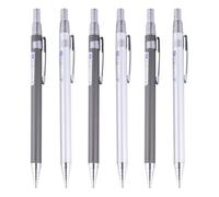 JOYOFREELY Recambios de Lápiz Automático 0,5 Mm Resistentes Rotura Punta Retráctil y Material Plástico para Dibujo y Bocetos, Paquete de 6 Unidades Color Aleatorio