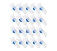 JOYOFREELY Regulador de Flujo Médico para Mangueras 2-4 Mm, Válvula de Corte Interruptor de Rodillo, 20 Piezas para Laboratorio y Hospital, Control Preciso y Cierre Seguro