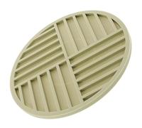 JOYOFREELY Salvamanteles Resistente al Calor y Apto para Microondas Diseño Antideslizante Verde Redondo de Silicona Adecuado para Proteger la Mesa Cocina