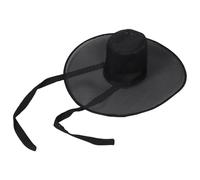 JOYOFREELY Sombrero Tradicional Coreano Vintage de Gauze Negro para Cosplay y Fiestas, Diseño Auténtico con Mantenimiento Fácil y Estilo Clásico para Adultos