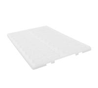 JOYOFREELY Soporte de Almacenamiento de Plástico Blanco para 20 Ranuras, Resistente Humedad, Adecuado para Experimentos y Procesamiento de Múltiples Portaobjetos