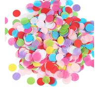 JOYOLA 150g Confeti Multicolor Confeti Redondo de 2,5 cm de Papel Confeti Redondo Multicolor Redonda Confeti Confeti para Bodas, San Valentín, Decoración de Mesa, Cumpleaños