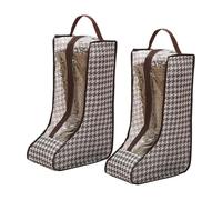 JOYOLA 2 Piezas Bolsas de Almacenamiento de Botas Altas, Bolsa de Zapatos Portátil a Prueba de Polvo, Bolsas de Zapato Impermeable, Bolsas Portátiles para Botas con Asa para el Hogar y Viajes