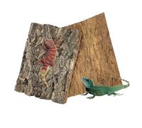 JOYOLA 2 Piezas Corteza de Corcho, 15 x 15 cm Aspecto de Corteza de árbol Natural, Corcho Decorativo para Terrario, Superficie de Escalada Ideal para Reptiles como Barbudos y Tortugas