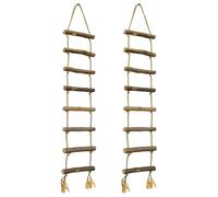 JOYOLA 2 Piezas Escalera de Punto, Escalera de Cuerda, Escalera Decorativa en Miniatura, Escalera de Duende, Escalera de Cuerda, Escalera de Elfo, Decoración Navideña, Decoración de Jardines