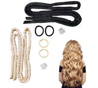 JOYOLA 2 Piezas Heatless Curls, Curls Rizador Pelo sin Calor, Curling Rod Damage Free Hair, Rulos de Noche, Set de Rizadores Sin Calor, Rizos Nocturno Suaves, para Cabello Largo y Corto