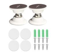 JOYOLA 2 Piezas Soporte Magnético para Puerta de RV, Tope Magnético para Puerta de Autocaravana, Tope Puerta para RV con Tornillos y Adhesivo para Puerta De Caravana, Remolque, Caravana, Barco, Carga