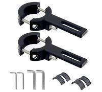 JOYOLA 2 Uds Soporte de Faro de Moto 16mm-40mm, Pinzas de Montaje de Luz, Soporte Faro Auxiliar, Para Parachoques Universal de Motocicleta