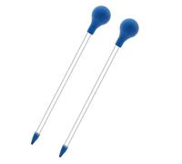 JOYOLA Alimentador de Coral, 2 Piezas Tubos de Alimentación de Coral 30cm Tubos de Alimentación de Arrecifes de Peces Marinos Pipeta de Acuario Acrílicos para Alimentación de Tanques, Limpieza