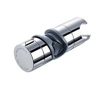 Joyoldelf Soporte de Ducha,16-19 mm Reemplazo de Soporte Alcachofa Ducha Ajustable,ABS Soporte Ducha Pared,Cromado（Gris Plateado）